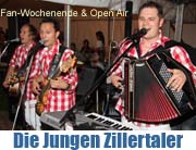 Fanwochenende und Open Air mit Die Junen Zillertler (©Foto: Martin Schmitz)